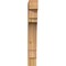 Ekena Millwork Merced Block Rough Sawn Bracket, Western Red Cedar, 4"W x 18"D x 30"H BKT04X18X30MRC05RWR - alternate 3